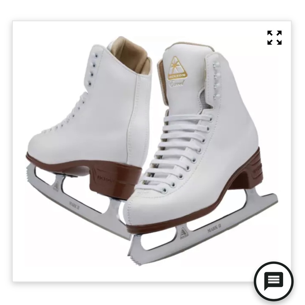 Womenswear figure skating shoes size 5.5